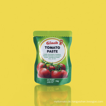 Halal Gewürz OEM-Marke 28-30% Brix Tomatenkonzentrat China Tomatenmark